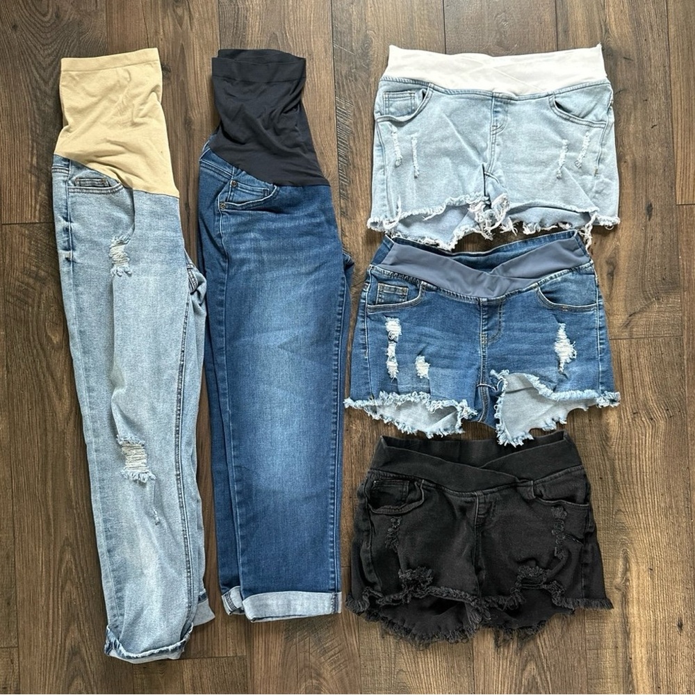 Maternity shorts and crops bundle small/medium